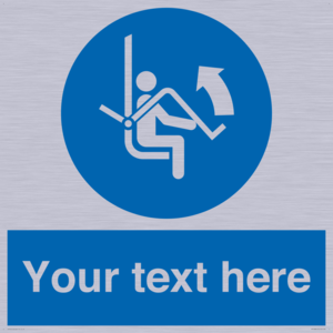 Custom Mandatory: Open safety bar of chairlift